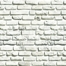 Фальш-панель с фотомакетом Белый кирпич 3000*600
