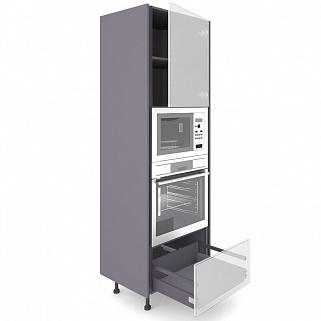 Пенал hi-tech 204см 1 ящик, 1 дверь V2.0
